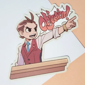 Apollo Justice vs. The Legal System Sticker