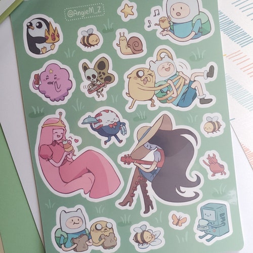 Adventure Time Sticker Sheet