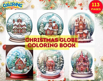 113 Weihnachten Schneekugel Ausmalbilder Weihnachten Malseiten Schneekugel Malvorlage von Schneekugel Graustufen Malbuch