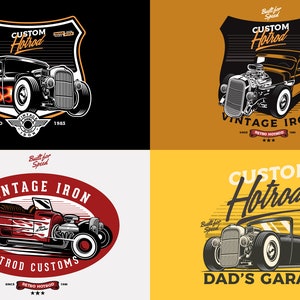 Classic Car Svg, Hot Rod Car Svg, Vintage Car Svg, Muscle Car Svg, car clipart, Hot Rod silhouette, Hot Rod Flames Svg, Hot wheels svg, muscle car bundle, old car svg, sport car svg, classic cars svg, hot rod vector