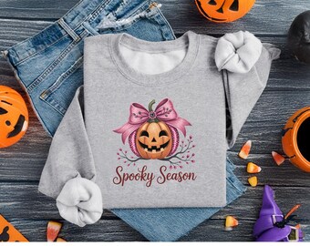 Retro Spooky Coquette Halloween Pumpkin PNG, Leopard Checkered Fall (Digital Download)