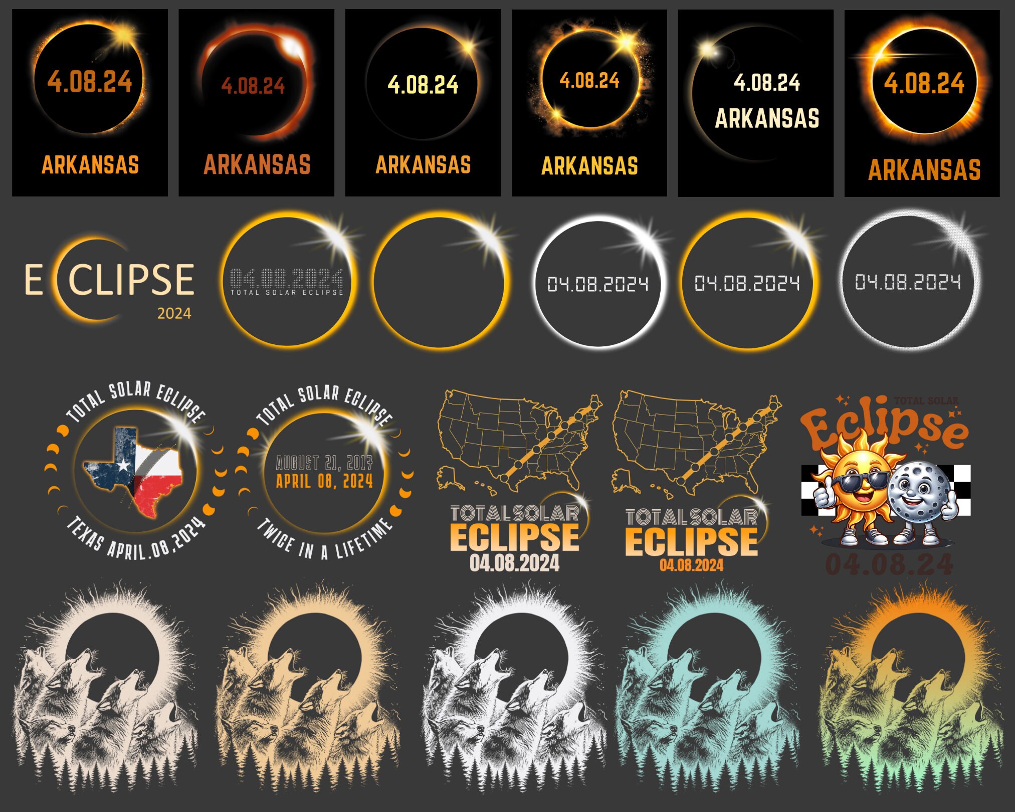 Total Solar Eclipse April 8th 2024 Png, Total Solar Eclipse 2024 Png ...