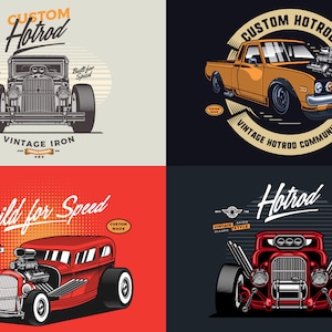 Classic Car Svg, Hot Rod Car Svg, Vintage Car Svg, Muscle Car Svg, car clipart, Hot Rod silhouette, Hot Rod Flames Svg, Hot wheels svg, muscle car bundle, old car svg, sport car svg, classic cars svg, hot rod vector