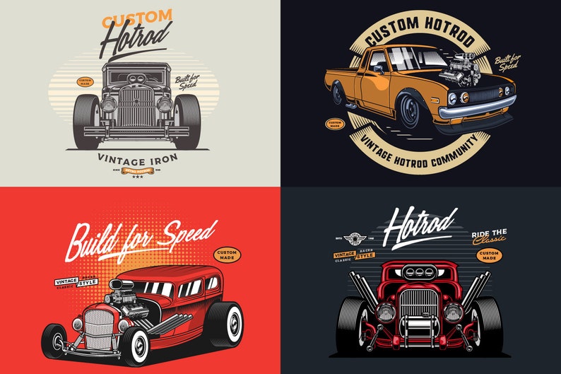 Classic Car Svg, Hot Rod Car Svg, Vintage Car Svg, Muscle Car Svg, car clipart, Hot Rod silhouette, Hot Rod Flames Svg, Hot wheels svg, muscle car bundle, old car svg, sport car svg, classic cars svg, hot rod vector