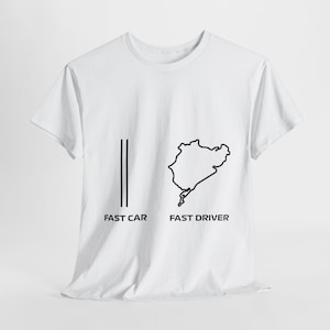 Fast Car Fast Driver T-shirtontwerp, Formule 1-racebaan, SVG-bestanden, F1-tracks van het jaar, racebaan Svg, F1 Circuit Svg, Svg-racecontouren