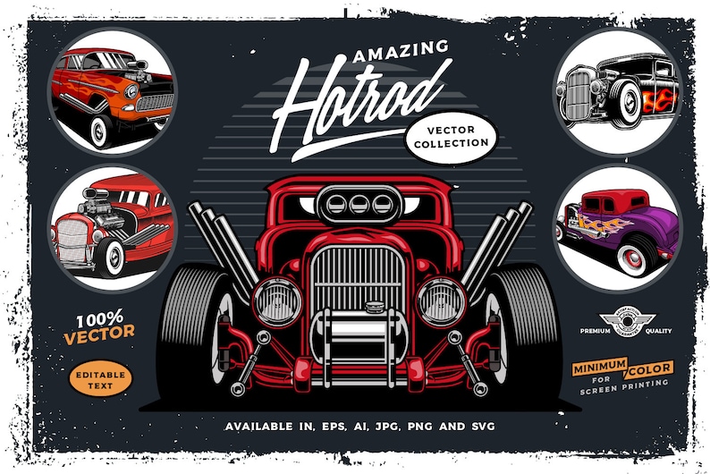 Classic Car Svg, Hot Rod Car Svg, Vintage Car Svg, Muscle Car Svg, car clipart, Hot Rod silhouette, Hot Rod Flames Svg, Hot wheels svg, muscle car bundle, old car svg, sport car svg, classic cars svg, hot rod vector