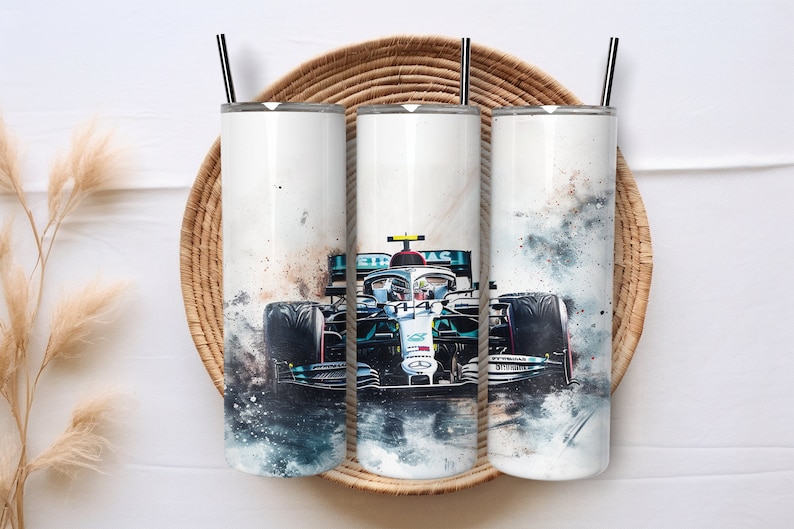 Formula 1 Racing Tumbler Wrap, 20oz Skinny Tumbler Wrap, Sublimation
