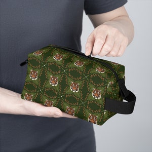 Wild Tiger Print Toiletry Bag