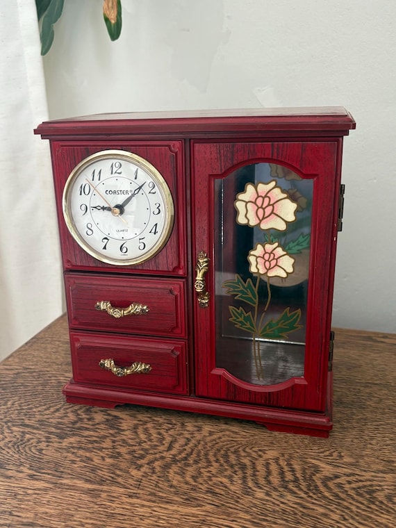 Vintage Armoire Style Jewelry Box