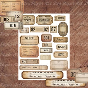 Clusters
collage ephemera
retro journal
 junk journal labels
printable labels
 grunge labels
 vintage grunge
 Vintage Labels
Digital Fussy Cut
 office labels
digital journal
journal supplies
Grunge Ephemera
