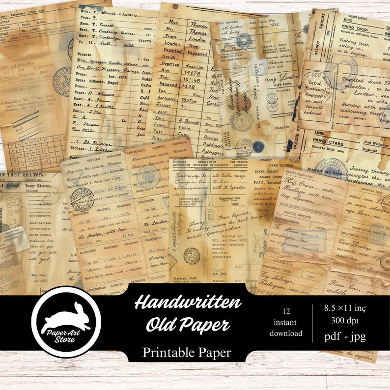 Filler Papers
Coffee Dyed
Printable paper
vintage paper
ticket printable
journal supplies
vintage ticket pack
craft supplies
coffee stained paper
vintage
dyed paper
scrap book paper
junk journal kit