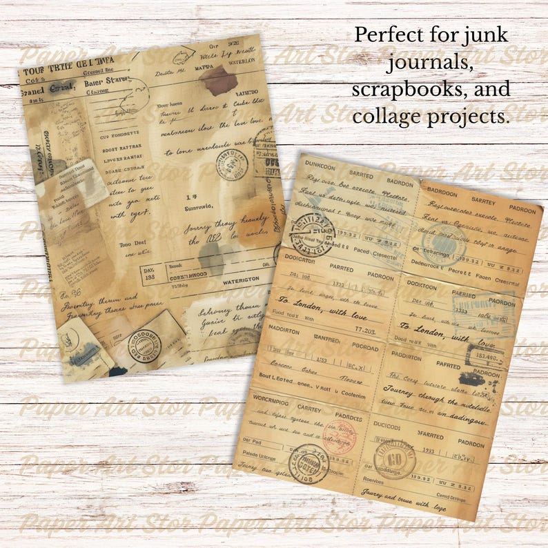 Filler Papers
Coffee Dyed
Printable paper
vintage paper
ticket printable
journal supplies
vintage ticket pack
craft supplies
coffee stained paper
vintage
dyed paper
scrap book paper
junk journal kit