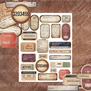 Clusters
collage ephemera
retro journal
 junk journal labels
printable labels
 grunge labels
 vintage grunge
 Vintage Labels
Digital Fussy Cut
 office labels
digital journal
journal supplies
Grunge Ephemera