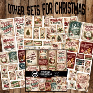 merry christmas tags
holiday ephemera
Christmas Ephemera
diy christmas tags
Junk Journal
Digital Christmas
Christmas Kit
Junk Journaling
santa ephemera
Holiday Scrapbook
Vintage Christmas