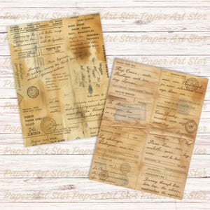 Filler Papers
Coffee Dyed
Printable paper
vintage paper
ticket printable
journal supplies
vintage ticket pack
craft supplies
coffee stained paper
vintage
dyed paper
scrap book paper
junk journal kit