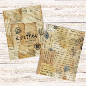 Filler Papers
Coffee Dyed
Printable paper
vintage paper
ticket printable
journal supplies
vintage ticket pack
craft supplies
coffee stained paper
vintage
dyed paper
scrap book paper
junk journal kit