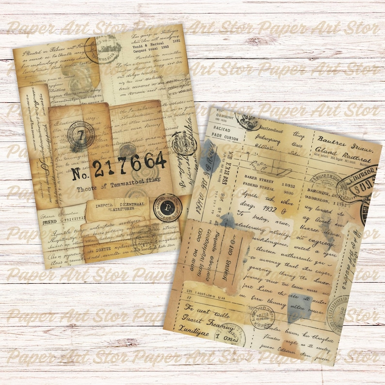 Filler Papers
Coffee Dyed
Printable paper
vintage paper
ticket printable
journal supplies
vintage ticket pack
craft supplies
coffee stained paper
vintage
dyed paper
scrap book paper
junk journal kit
