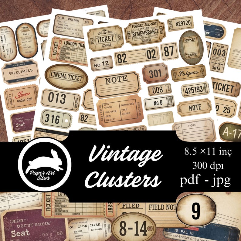 Clusters
collage ephemera
retro journal
 junk journal labels
printable labels
 grunge labels
 vintage grunge
 Vintage Labels
Digital Fussy Cut
 office labels
digital journal
journal supplies
Grunge Ephemera