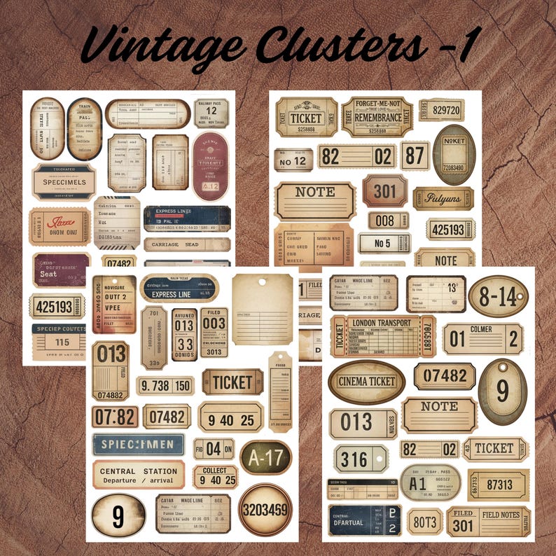 Clusters
collage ephemera
retro journal
junk journal labels
printable labels
grunge labels
vintage grunge
Vintage Labels
Digital Fussy Cut
office labels
digital journal
journal supplies
Grunge Ephemera
