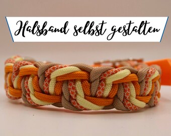 Halsband selbst gestalten, Halsband für kleine Hunde, Paracord Halsband, Hundehalsband individuell gestalten