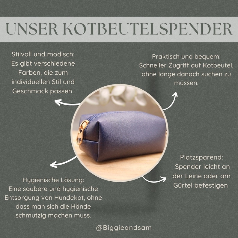 Personalisierter Kotbeutelspender, Hundekotbeutelspender, Beutelspender Bild 7