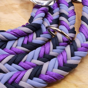 Design your own dog leash, paracord dog leash, braided dog leash, personalized image 5