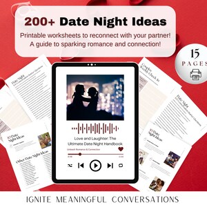 Today's date | Date Night Cards | Date Night In | Printable Date Night Cards | Monthly Date Night Cards | Instant Download PDF