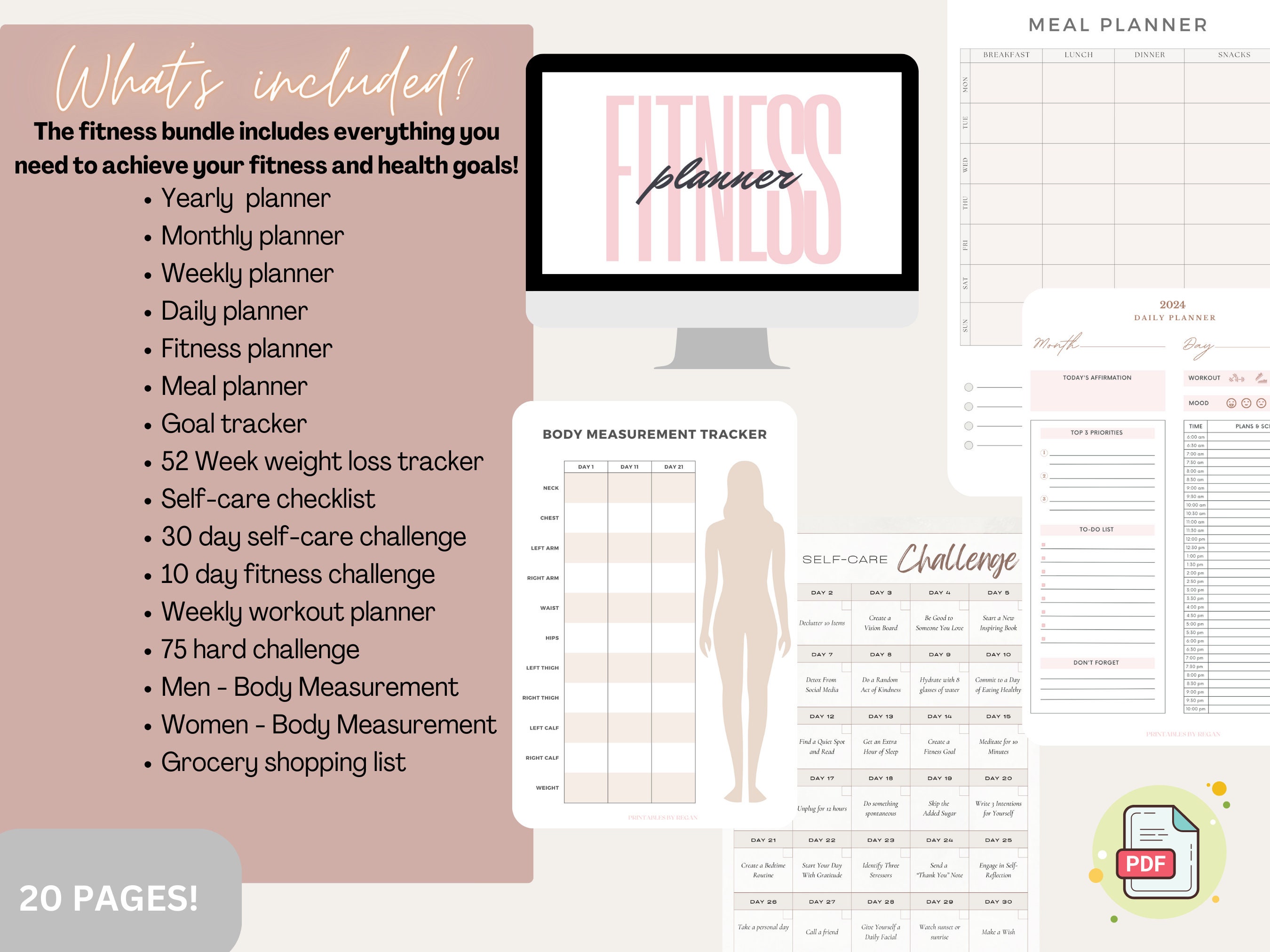Weight Loss Tracker Fitness Plan Fitness Journal Fitness Tracker Weight ...