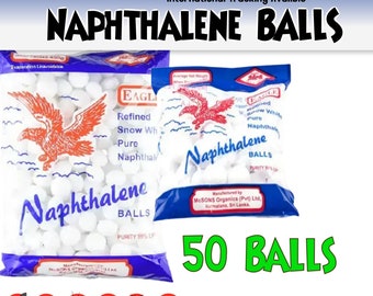 50 boules de camphre naturel Kapoor pur Kapur original de haute qualité