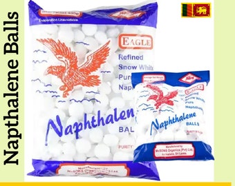 100 Mothballs Naphthelene Balls Pest Insect Control Clothes shield free shipping