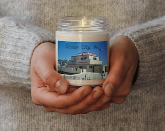 Ocean City NJ Candle: 1st St. First Aid Station - 9oz Scented Soy Wax