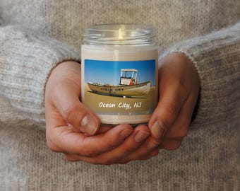 Ocean City NJ Candle: St. Charles Beach Lifeguard - 9oz Scented Soy Wax
