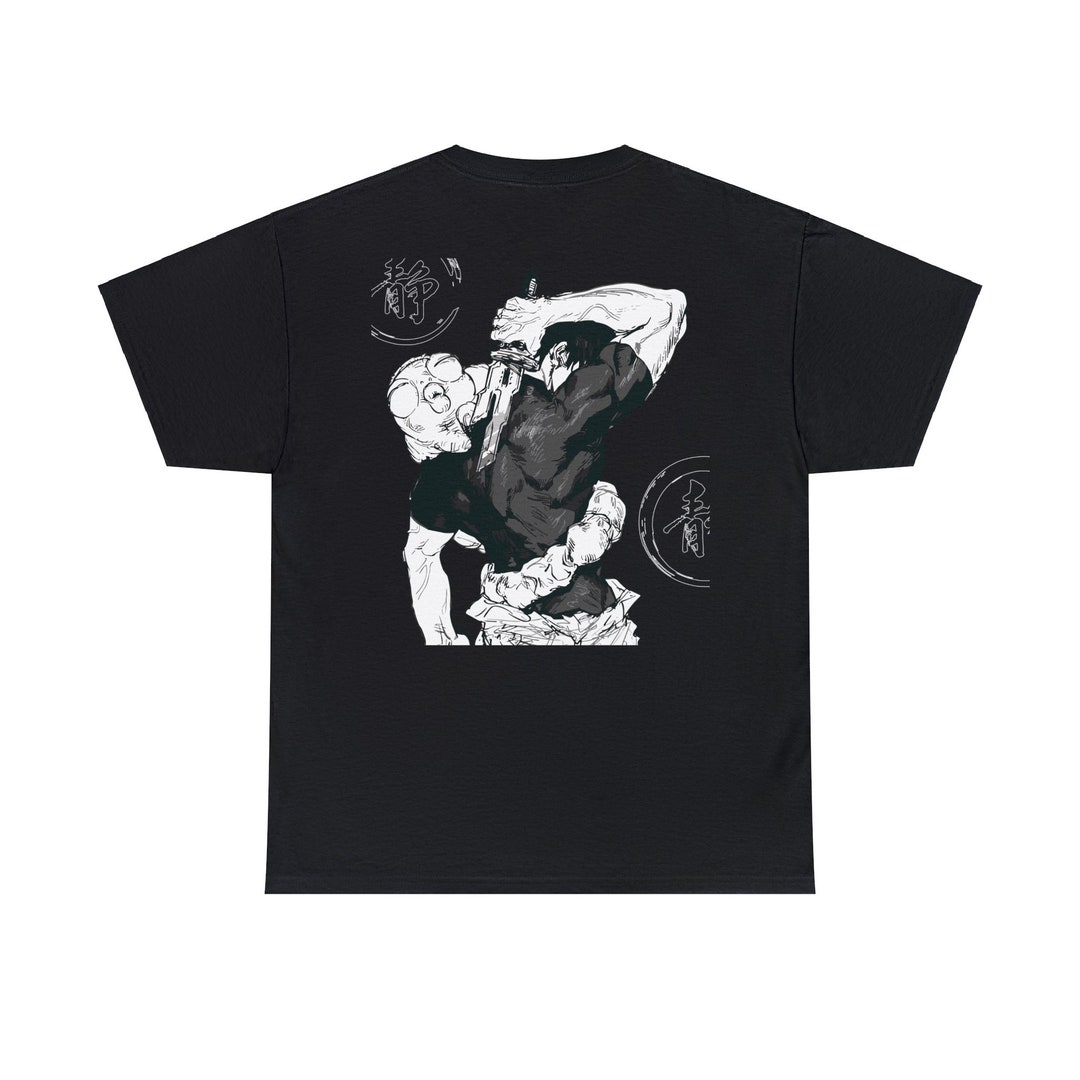 Toji Fushiguro Anime Tshirt, JJK Toji Fushiguro Oversize Shirt Men ...