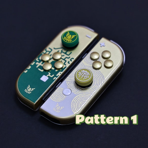 Zelda LOZ BOTW TOTK Nintendo Switch / Oled / Lite Joy-Con Thumb Grips Sticks Caps