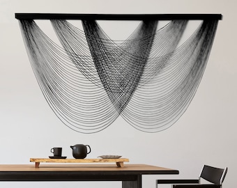 Large Fiber Art Wall Hanging: Bohemian Bedroom Decor