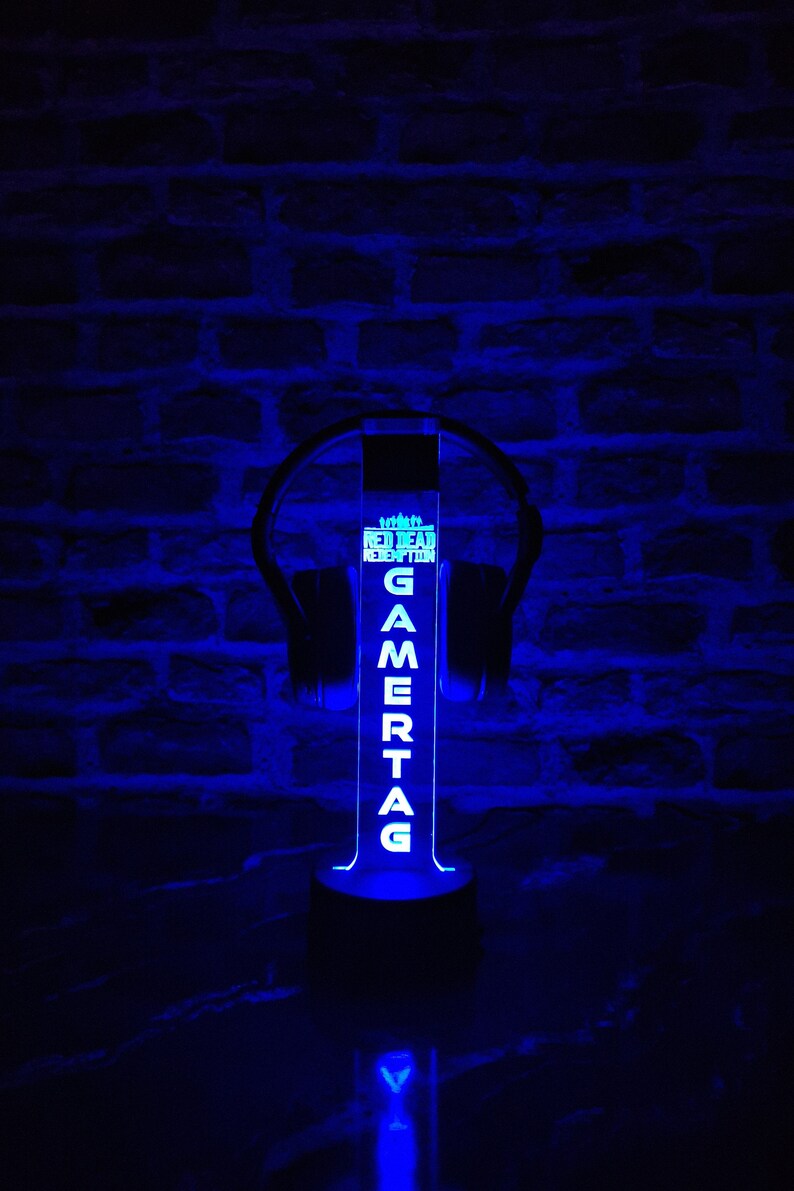 Red Dead Redemption 2 Headphone Stand RDR2 Personalized Game Etsy