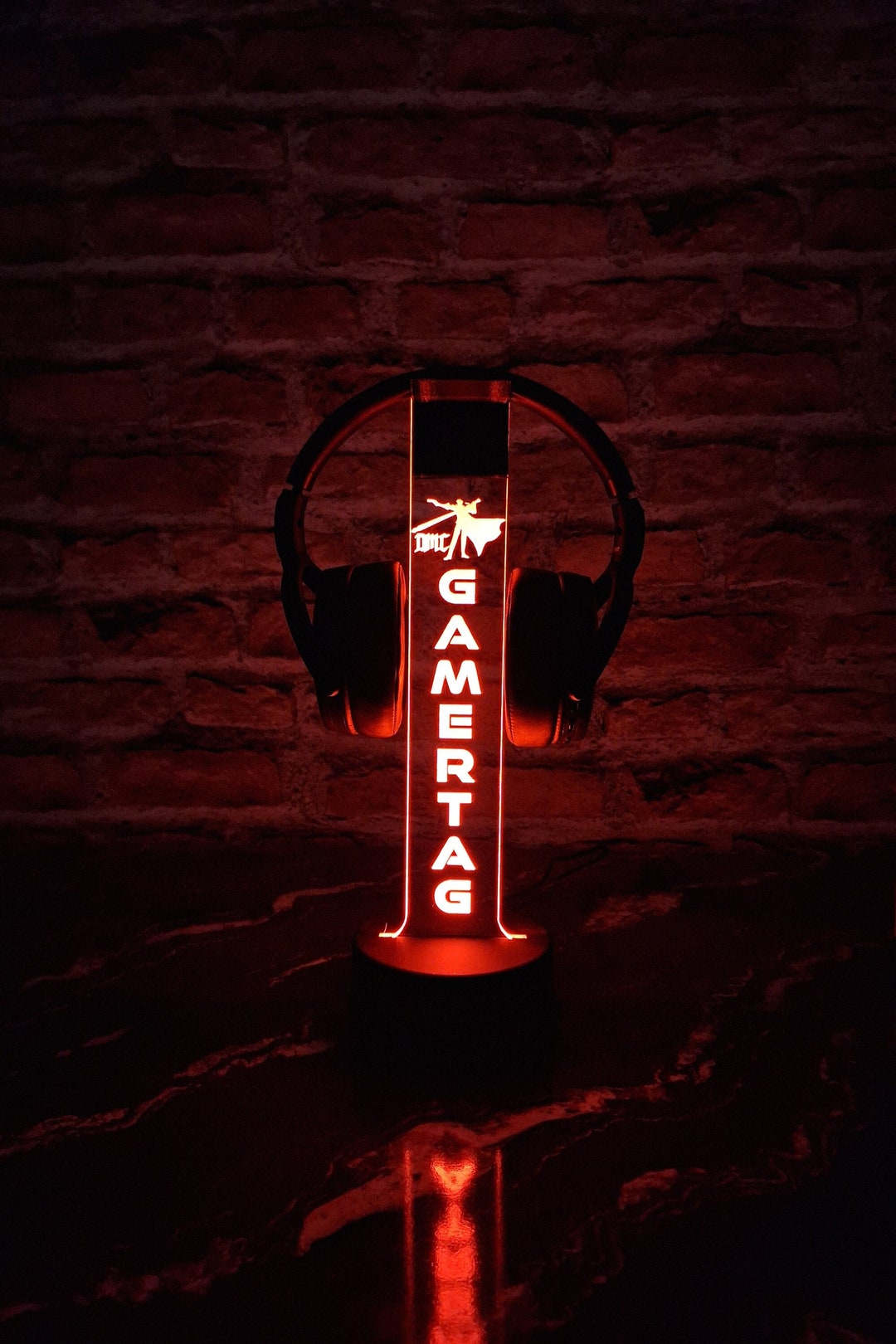 Devil May Cry Headphone Stand Personalized Game Room Desk Decor Headset ...