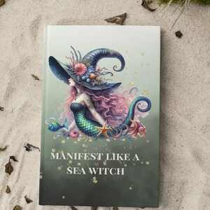 Gratitude Journal – manifestation journal - Sea Witch Daily Planner – Hardcover Journal –  mindfulness journal – Mental Health Journal