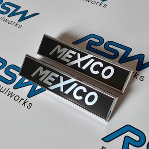Ford Escort Mk1 MEXICO badges - set of 2