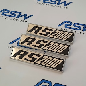 Ford Escort Mk1 RS2000 badges - set of 3