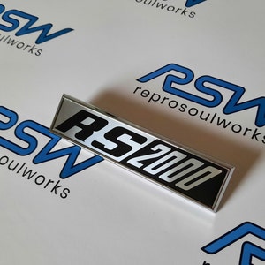 Ford Escort Mk1 RS2000 badge - single badge