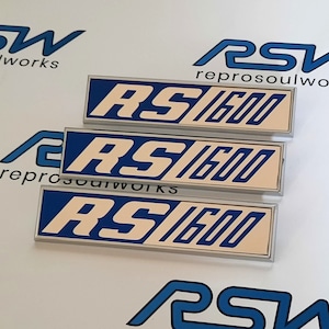 Ford Escort Mk1 RS1600 badges - set of 3