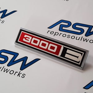 Ford Capri Mk1 3000E badge - single badge