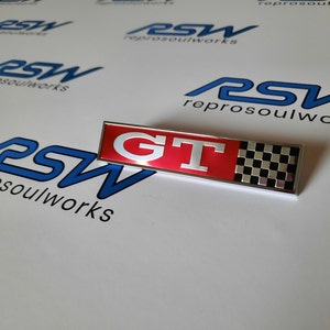 Ford Escort Mk1 GT badges - single