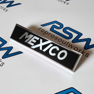 Ford Escort Mk1 MEXICO badge - single badge