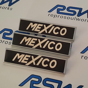 Ford Escort Mk1 MEXICO badges - set of 3