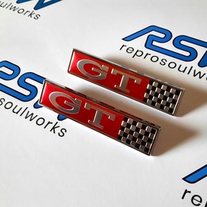 Ford Escort Mk1 GT badges - set of 2
