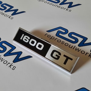 Ford Escort Mk1 1600GT badge - single badge