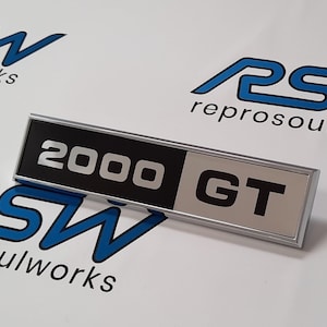 Ford Capri 2000GT badge - single badge