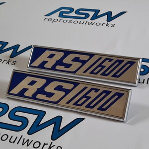 Ford Escort Mk1 RS1600 badges - set of 2